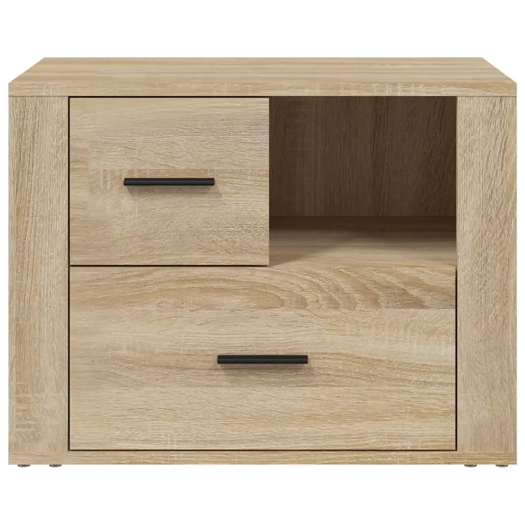 Comodino | Armadio da Notte | Mobiletto da notte Rovere Sonoma 60x36x45 cm in Legno Multistrato