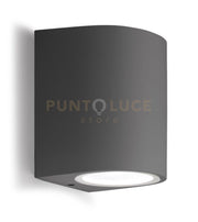 GES901- APPLIQUE GRIGIO ANTRACITE 1 LUCE ATTACCO GU10 IP44 6,8X10CM