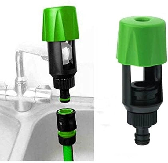 Connettore di accoppiamento per tubi da giardino - Adatto per diverse rubinetti da cucina - Verde