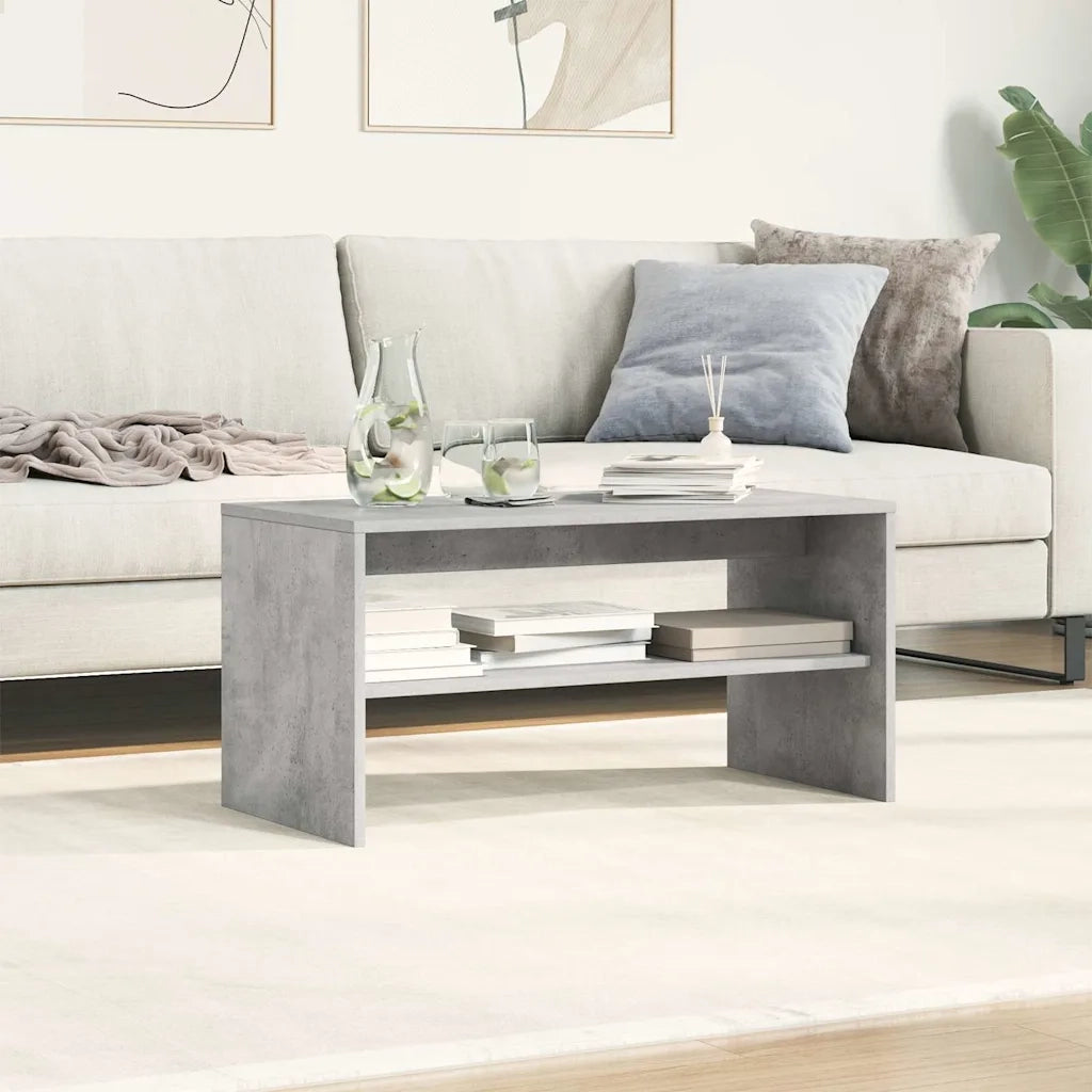 Mobile Porta TV Grigio Cemento 80x40x40 cm in Legno Multistrato 859112