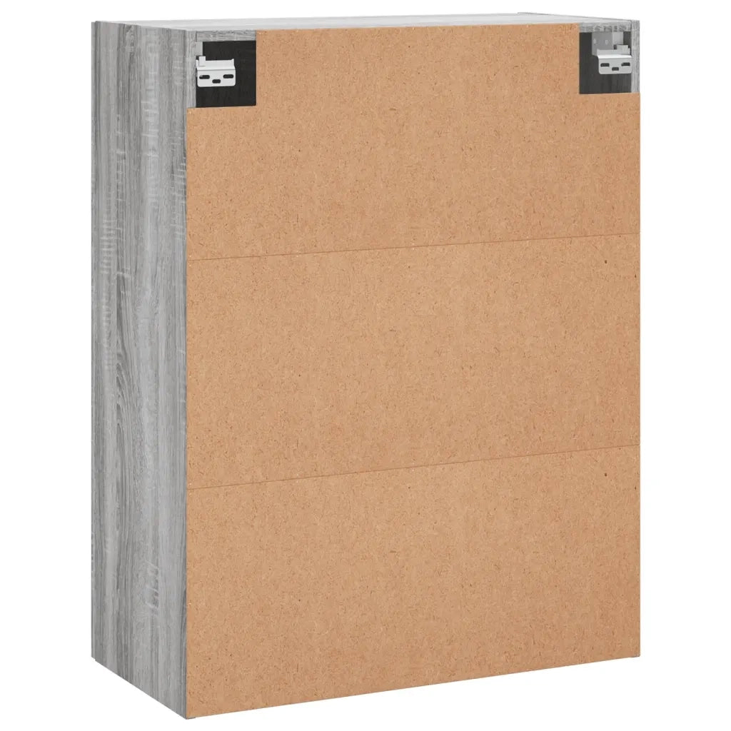 Mobile a Parete Grigio Sonoma 69,5x34x90 cm Legno Multistrato 834984