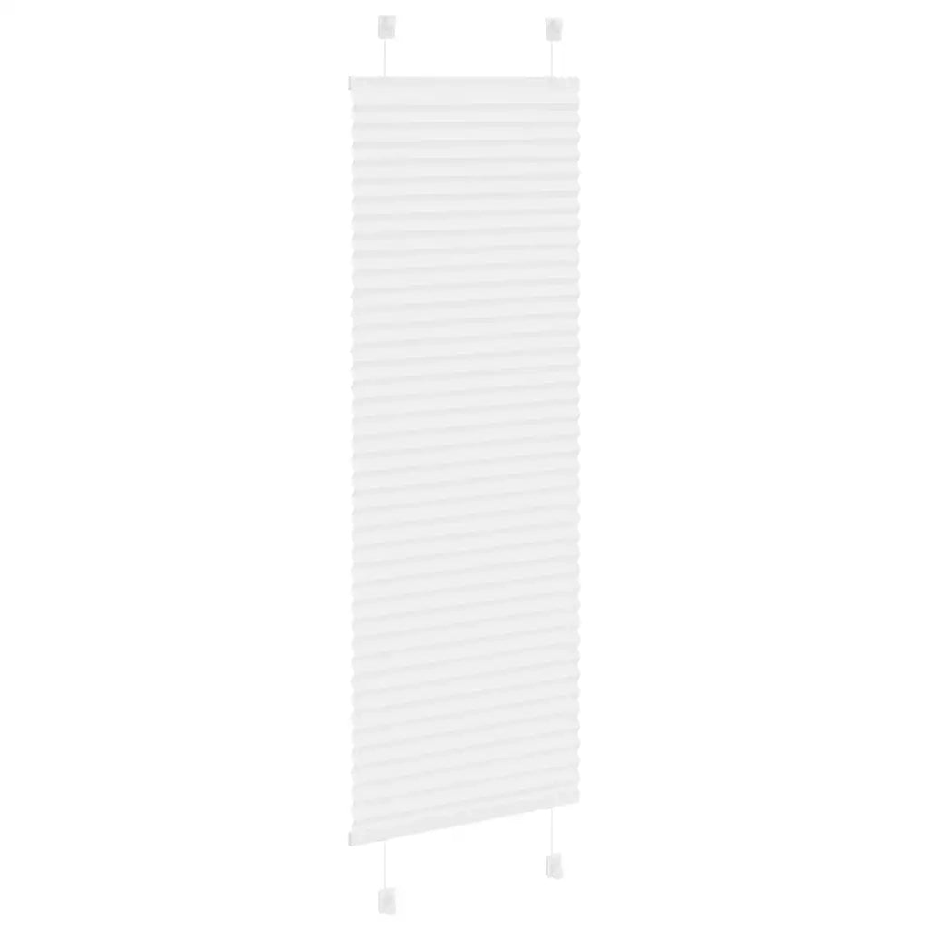 Tenda Plissettata Bianca 50x150 cm Larghezza Tessuto 49,4 cm 4015490