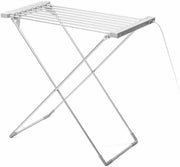 Asciugacapelli elettrico pieghevole 8 stanghe riscaldate 120 W potenza colore grigio