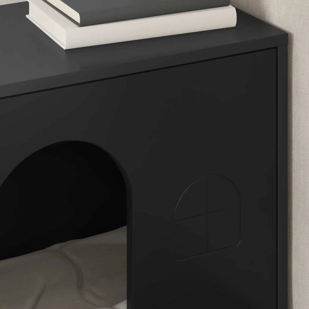 Casa per Gatti Nero 51 x 30 x 52 cm Legno multistrato CFW9099391