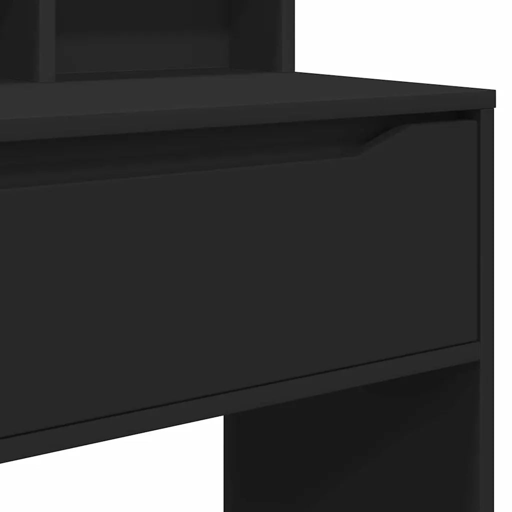 Tavoli da Trucco per Camera da Letto Nero 80 x 39,6 x 135 cm
