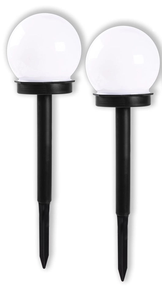 MAURY'S SET 2 LAMPADE SOLARI A SFERA 10 X H32 CM