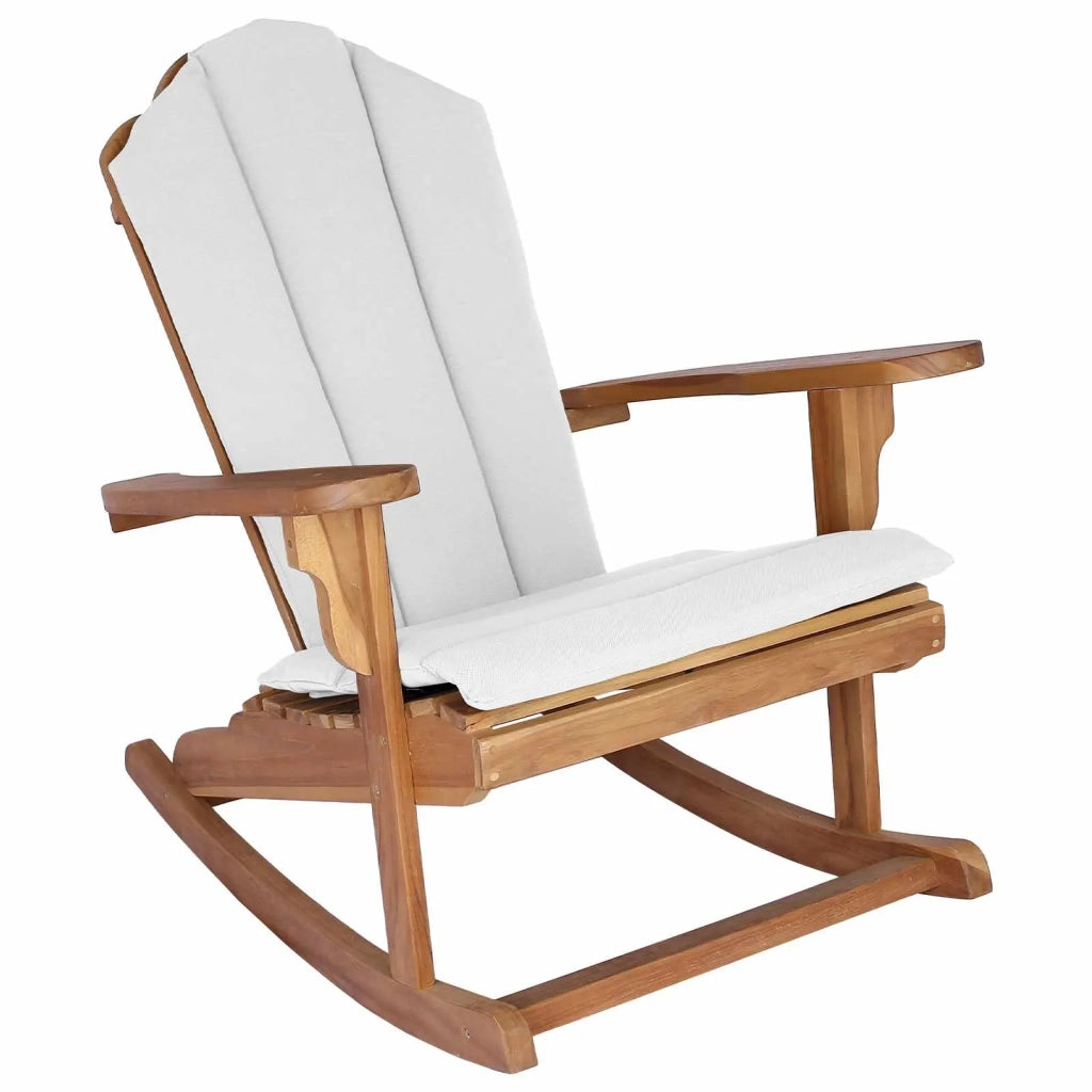 Sedia a dondolo Adirondack da giardino Naturale 100% Poliestere 42041359