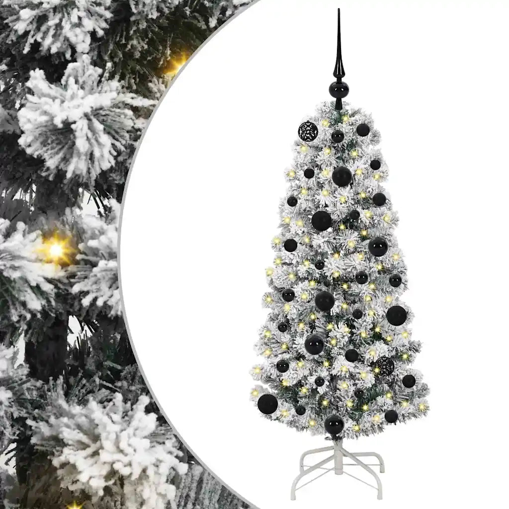 Albero di Natale Artificiale-Albero Natalizio con Rami Pieghevoli 120 cm 379845