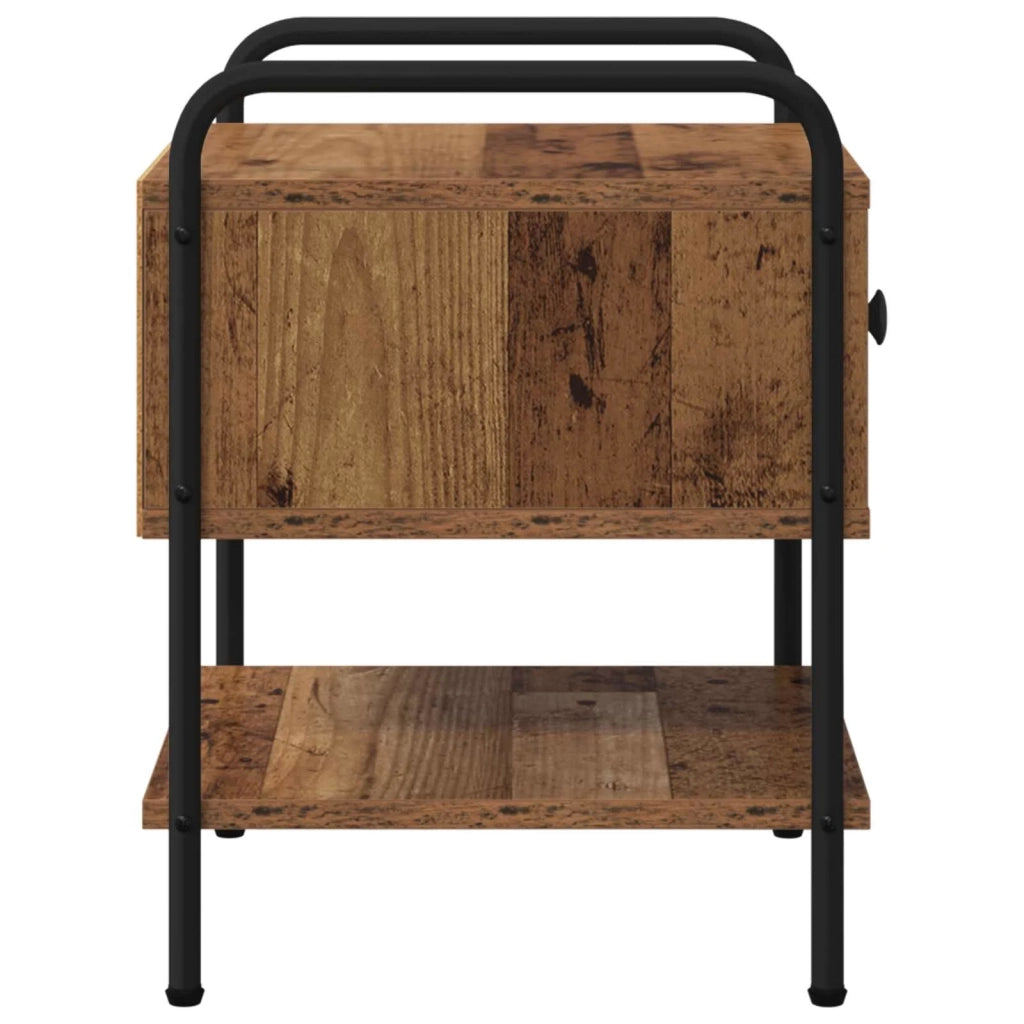Armadio da Notte 2 pz Legno antico 35 x 36,5 x 47 cm 8007668