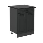 Vicco Base da cucina Antracite casa di campagna 60 cm , PL Antracite