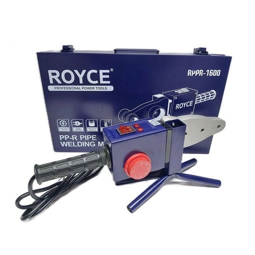 SALDATORE POLIFUSORE 1600W SALDATURA TUBI PLASTICA PVC PVDF 6 MATRICI RPPR-1600