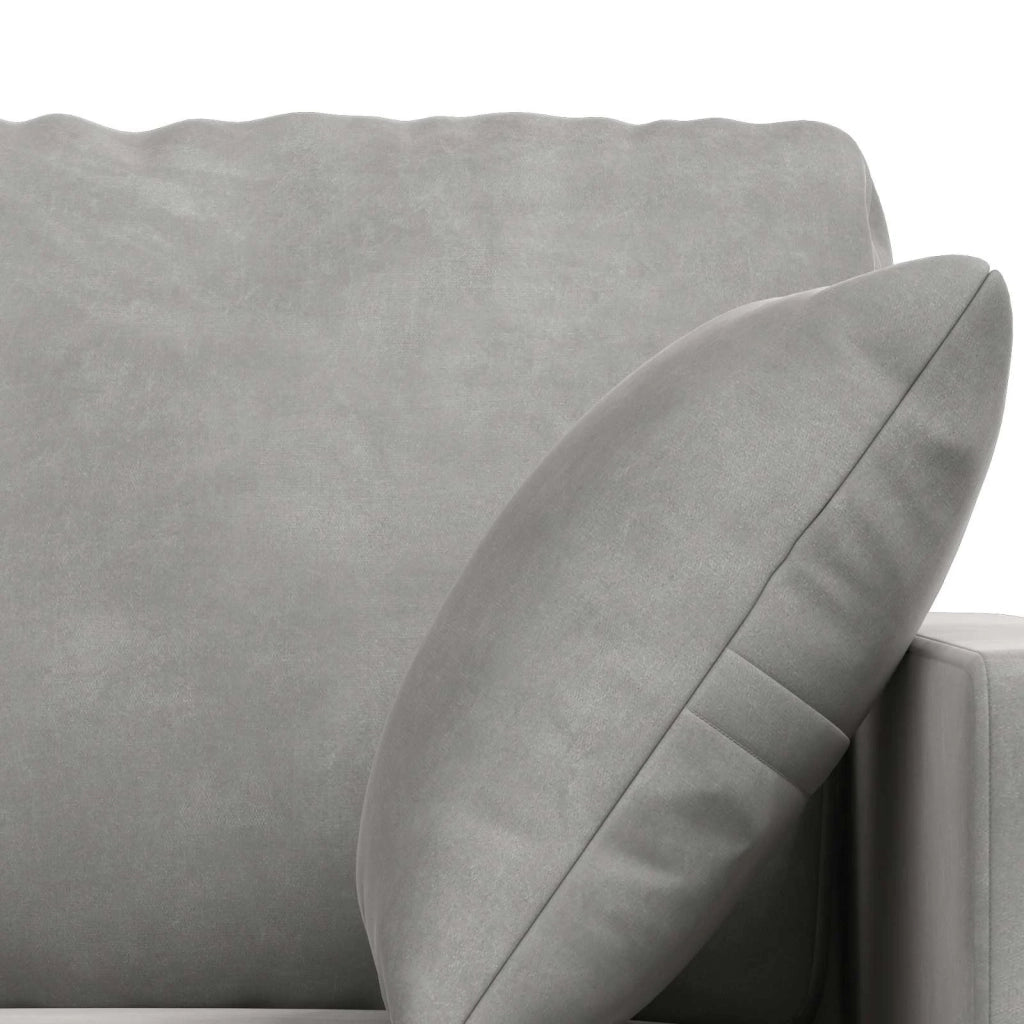 Set di divani 2 pcs Grigio chiaro 158 x 78 x 80 cm Velluto 3407551