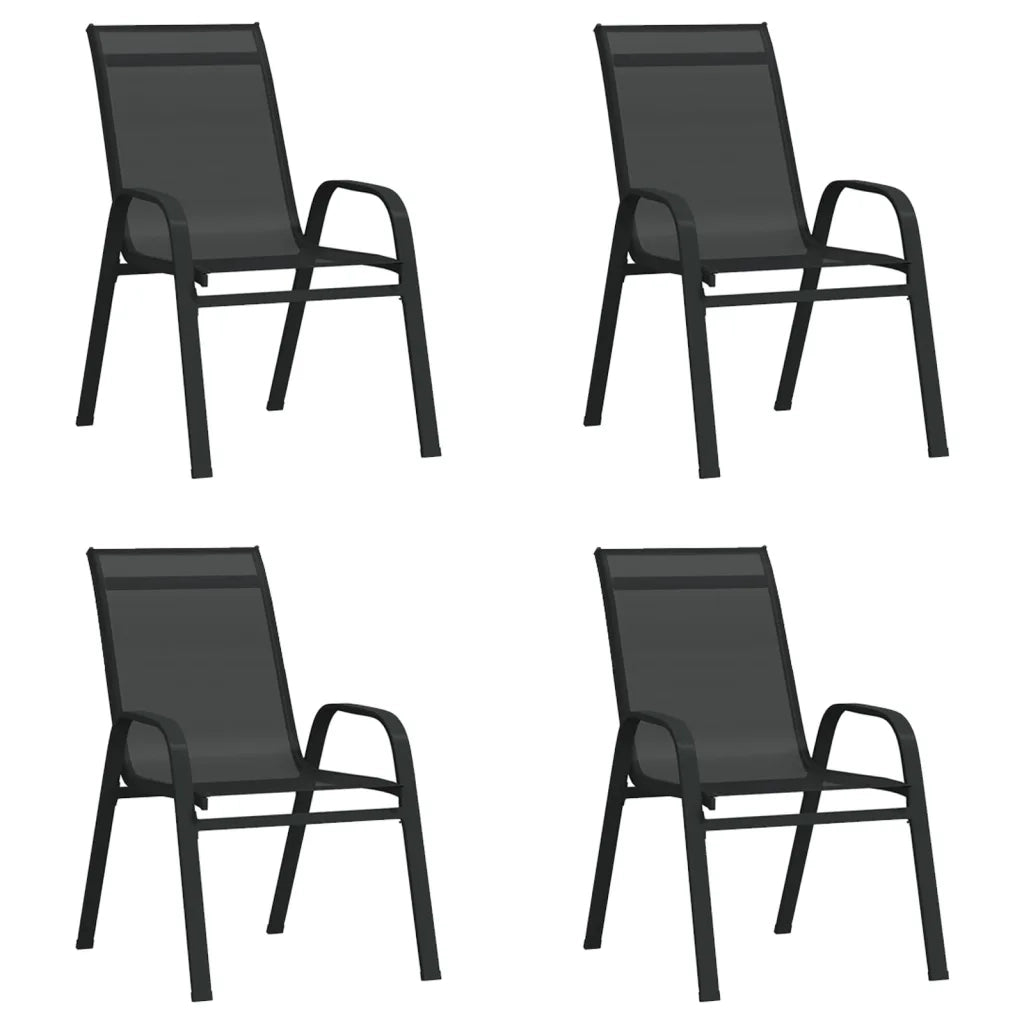 Set da Pranzo da Giardino 5 pz Nero cod mxl 45022