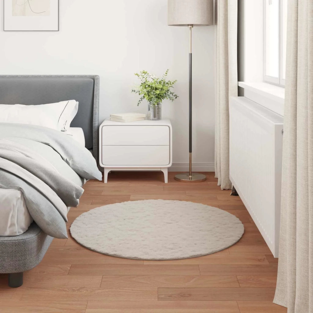 Tappeto antiscivolo in sintetica di coniglio OLITE Beige