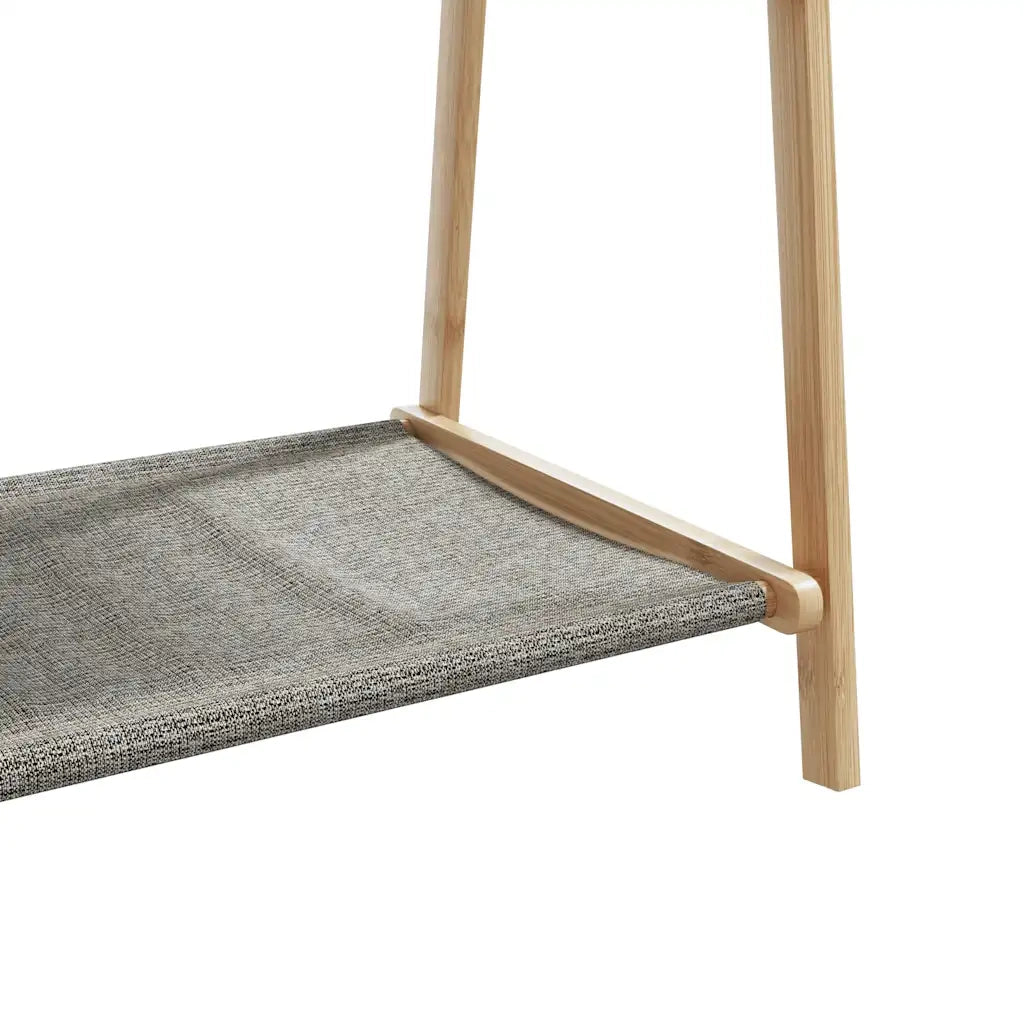 Appendiabiti con Ripiani 106x34x102 cm in Bambù 4008906