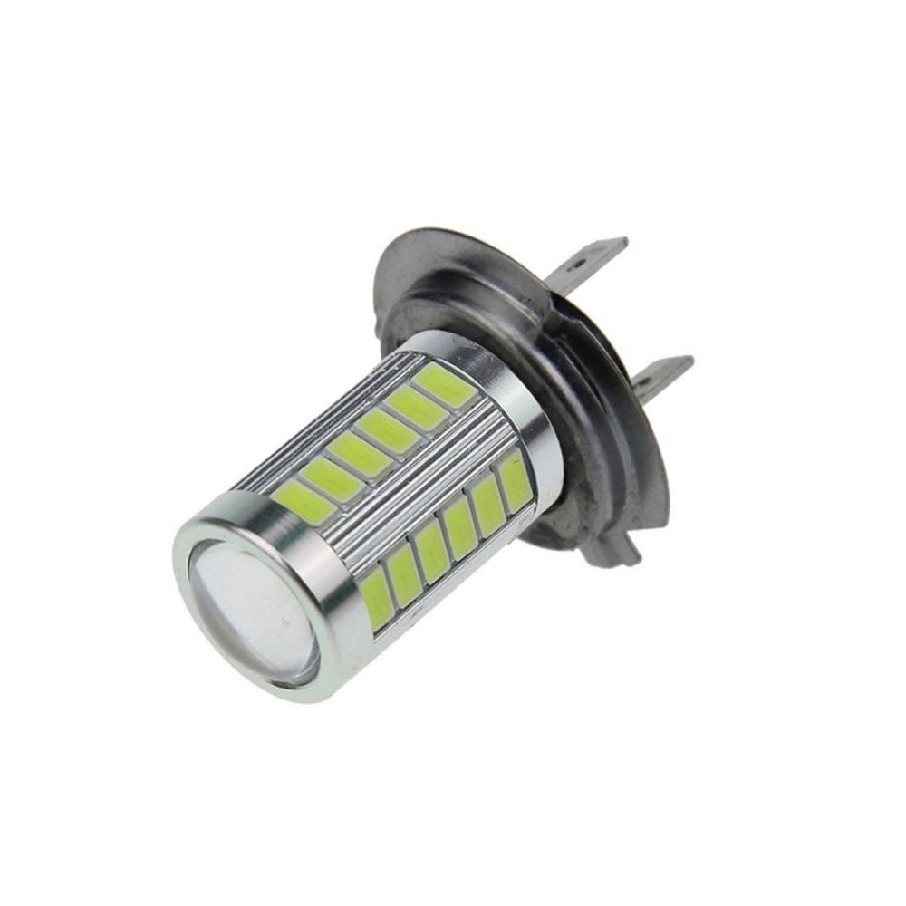 Trade Shop - Lampada Luci Auto Tuning H7 10w Bianco Light 33 Led Canbus Fendinebbia Nebbia -