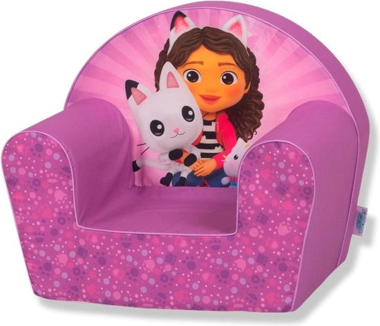 Sofa-Armadio per Bambini Gabby's Dollhouse 43x51x33cm Adatto da 2 anni con Contenuto in HTML Sofa-Armadio per Bambini
