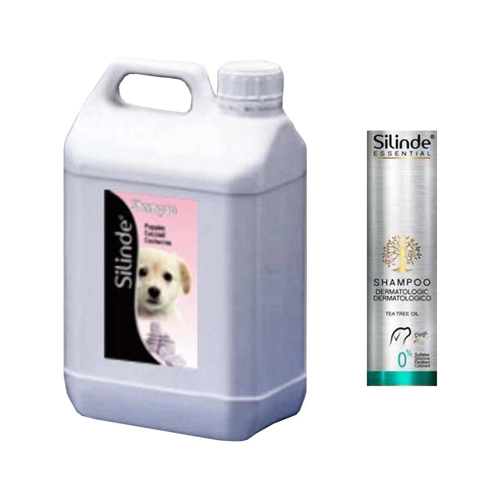 Silinde shampoo per cani toelettatura dermatologico tanica da 5 litri