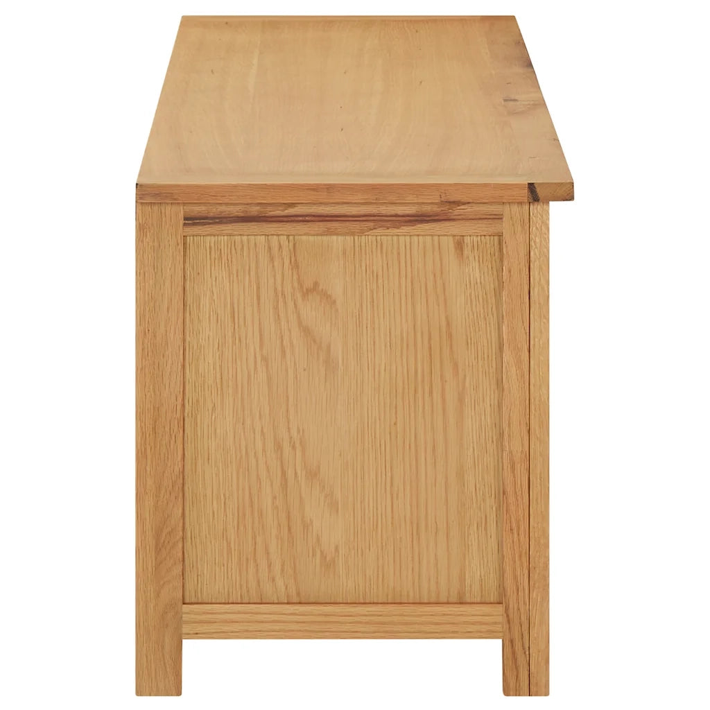 Scarpiera-Scaffale per scarpe 114x37x45 cm in Legno Massello di Rovere