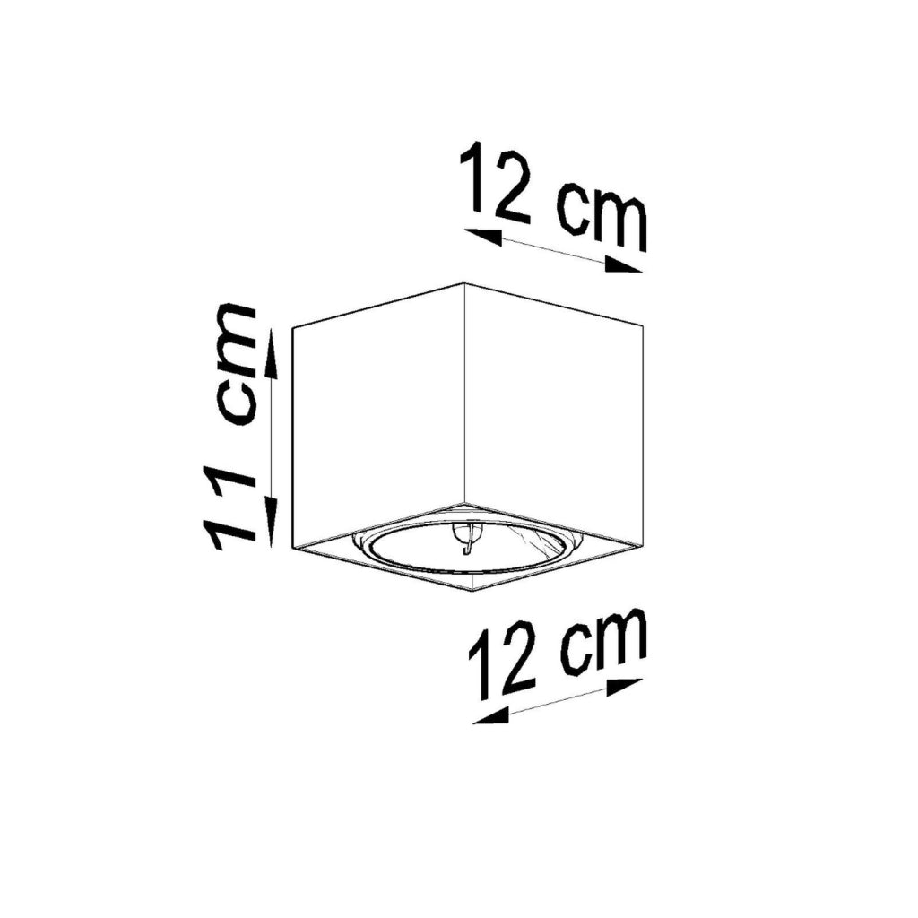 Lampada da soffitto BLAKE grigio