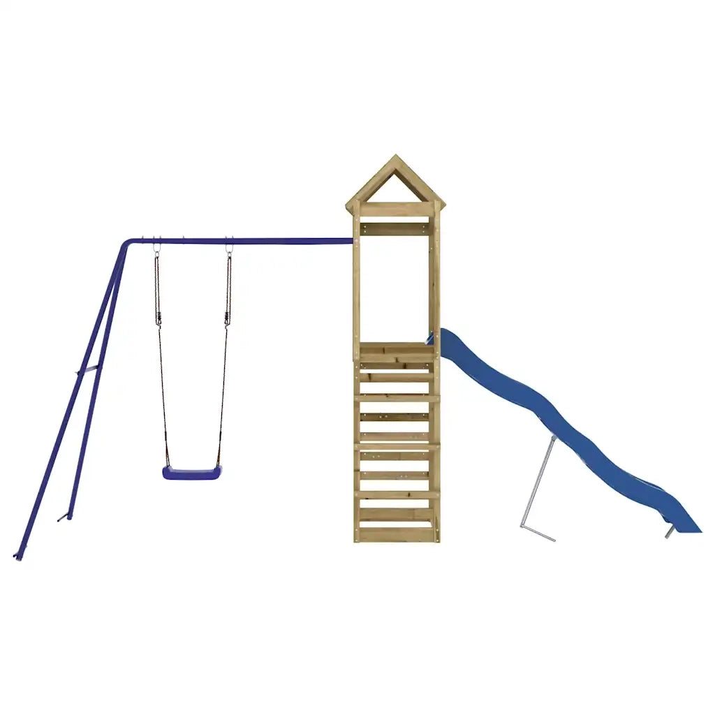 Set da Gioco da Esterno in Legno di Pino Impregnato 3156975