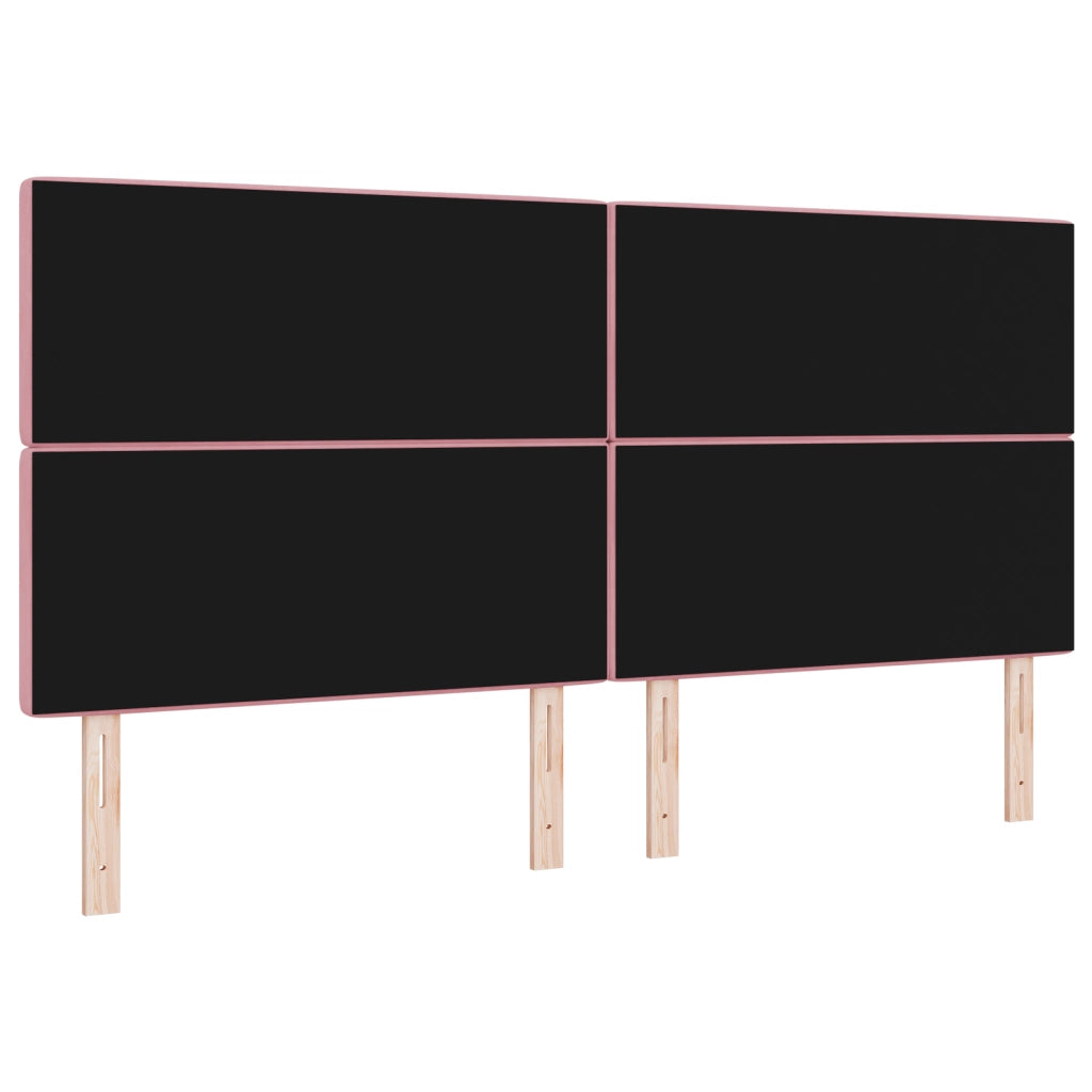 Testata LED Rosa 100 cm Velluto