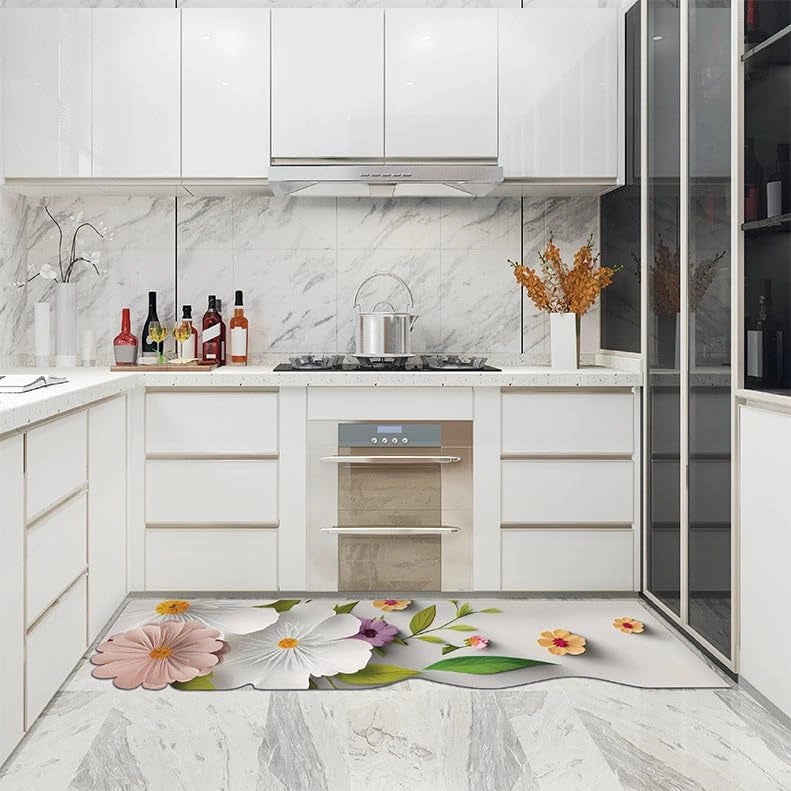 Le Forme Primavera Tappeto Cucina 50x180 cm Sagoma Pvc Moderno Antiscivolo Stampa Digitale