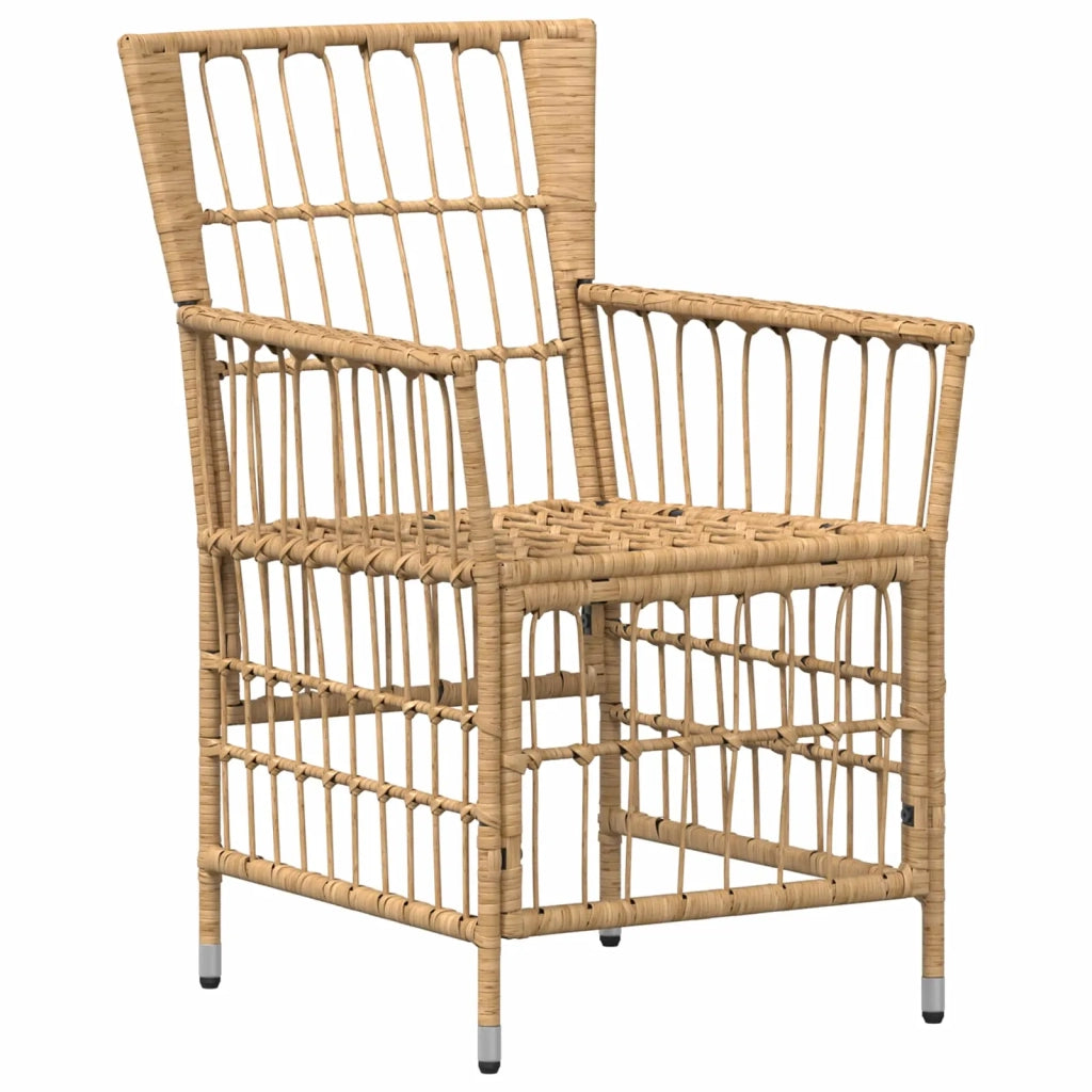Sedie da giardino 4 pz Naturale 42025131