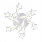 Plafoniera LED bianca stelle 18 luci 252W Vargo