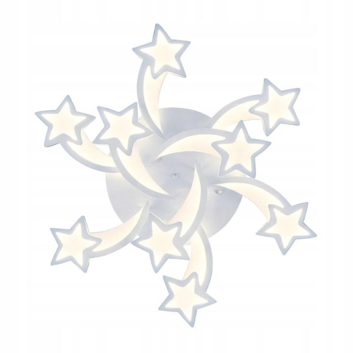 Plafoniera LED bianca stelle 18 luci 252W Vargo