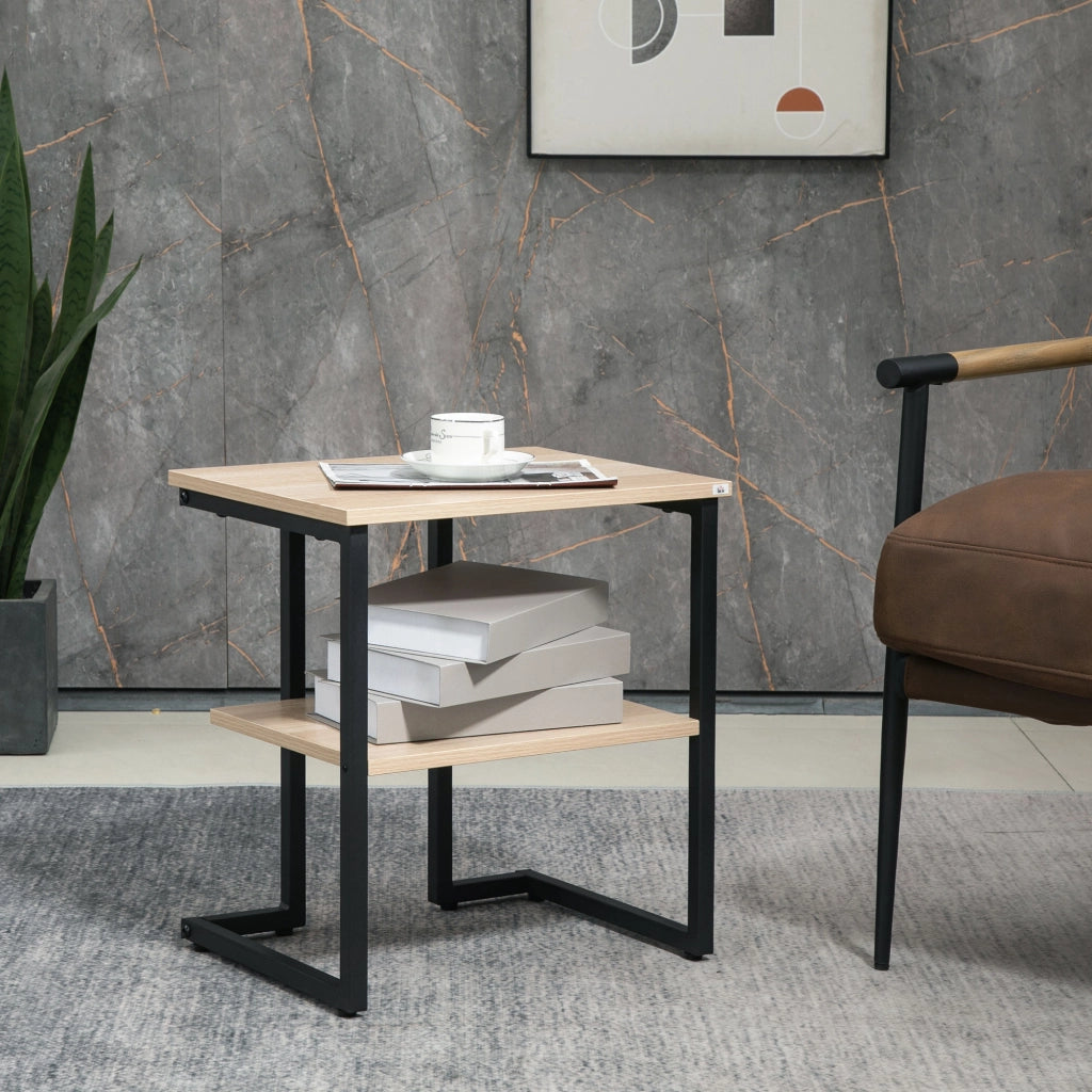 Tavolino da salotto ¨C zephmum ¨C 45x35x48 cm colore naturale