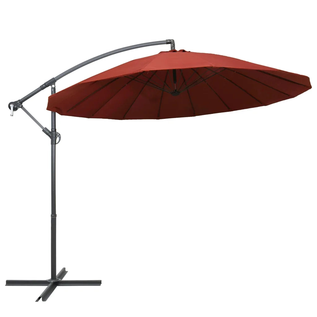 Ombrellone a Sbalzo Terracotta 3 m Palo in Alluminio cod mxl 19659
