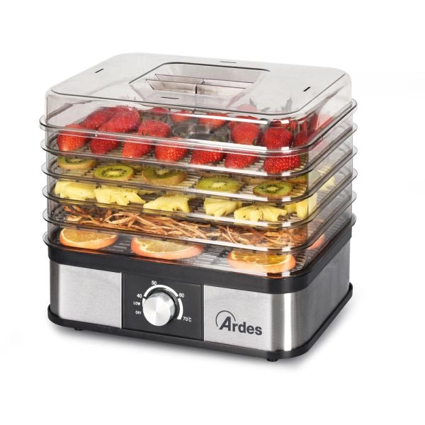 Ardes disidratatore alimentare ar1k15 potenza 245 w materiale acciaio inossidabile colore trasparente
