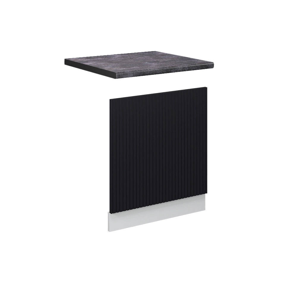 Vicco Pannello frontale Nero a righe 60 cm , PL Antracite