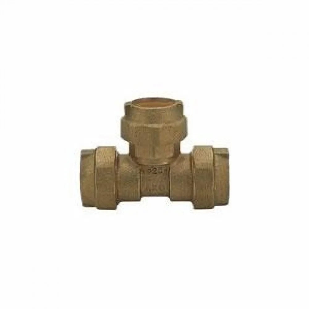 Tee intermedio ottone per poliet ilene d.20 b08wyymmct