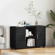 Credenza FLORIN Nero 88,5 x 30,5 x 55,5 cm Legno multistrato 880292