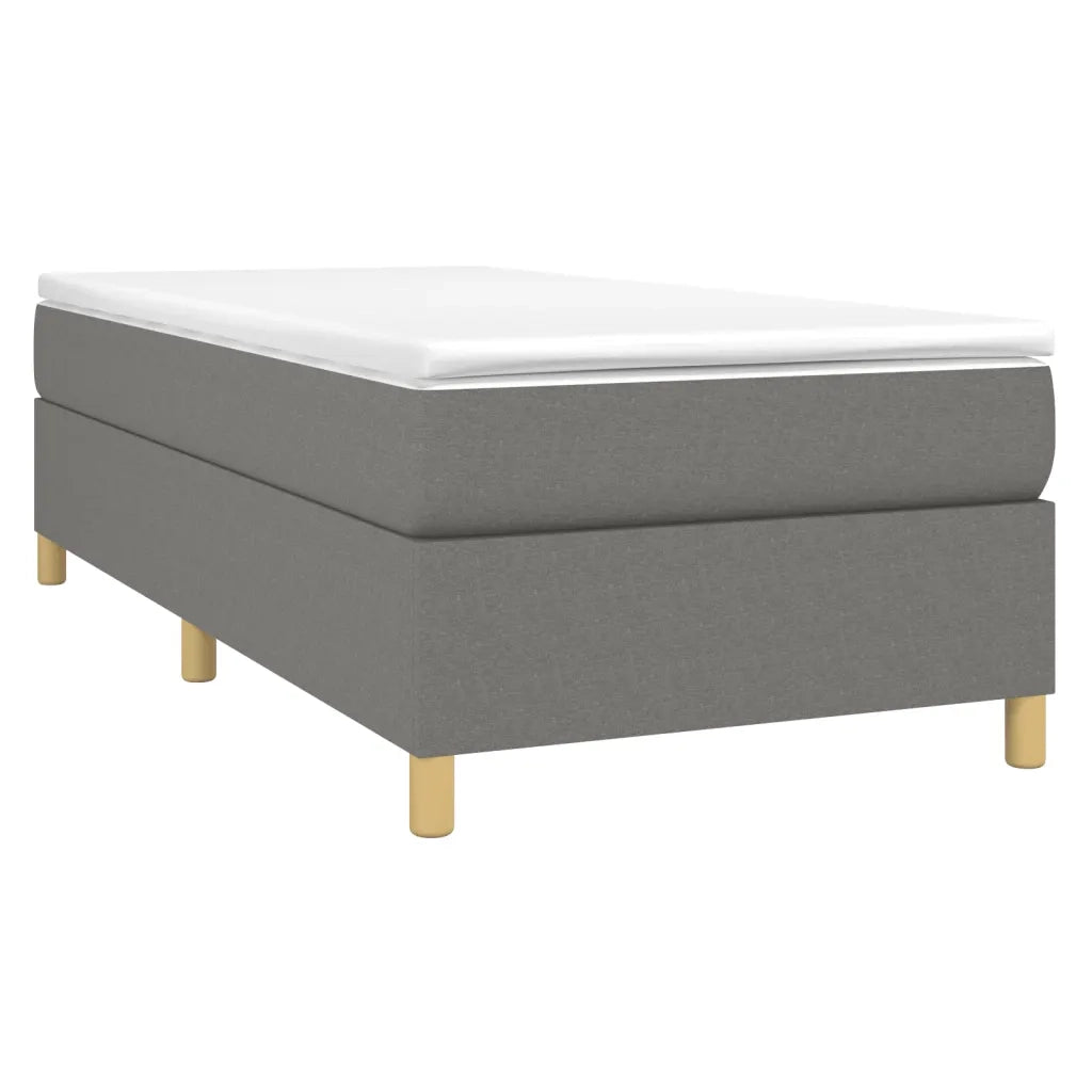 Giroletto a Molle Grigio Scuro 90x190 cm in Tessuto cod mxl 41872