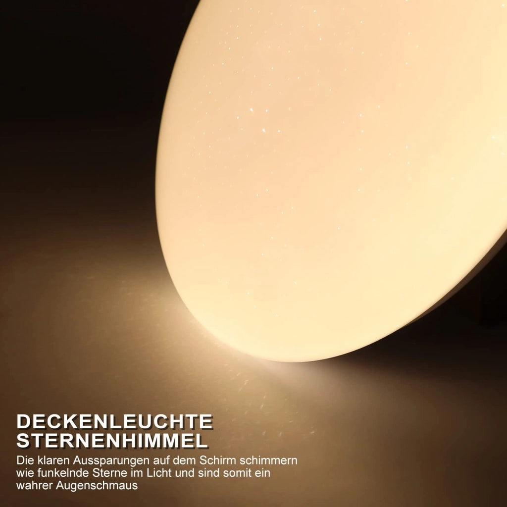 ZMH Lampada da soffitto plafoniera LED cielo stellato rotonda moderna per soggiorno