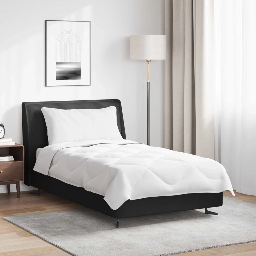 Duvet Estivo con cuscino 2 pcs Bianco Microfibra 3376398