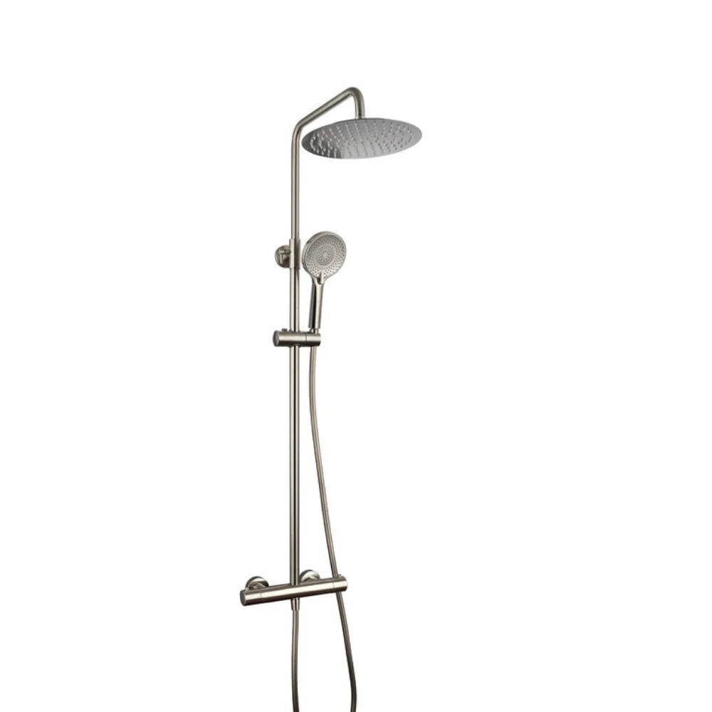 Colonna doccia termostatica ROUND ELITE - nichel