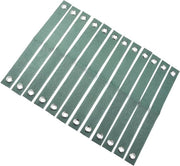 Cintura di sostegno - Supporto di sicurezza - Protezione contro le intemperie - Materiale nylon robusto - 12 pezzi - Verde