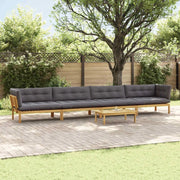 5 Pezzo Unità di divano pallet da giardino 3418296