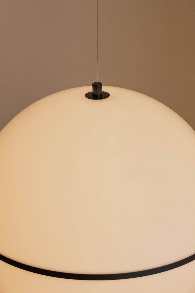 DOME M Lampada sospensione nera