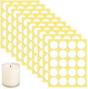 Sticker per Lint per Fiamma 200 pezzi - Resistenti al Calore - Doppia Facia - Buona Aderenza - Accessori per Candelabri DIY - Facili da Utilizzare - Materiale di Alta Qualità - Accessori per Candelabri