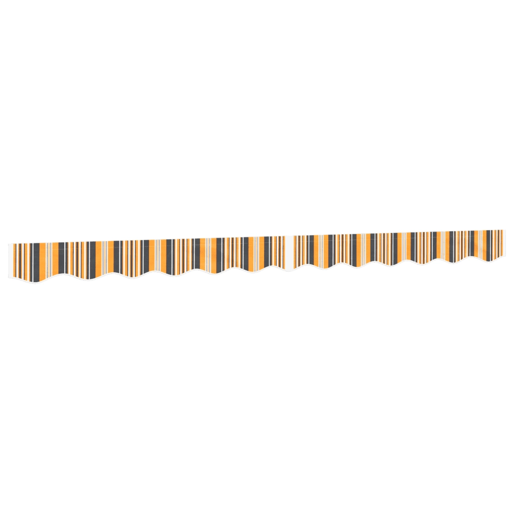 Tessuto Ricambio per Mantovana Tenda Righe Giallo e Grigio 3 m 367810