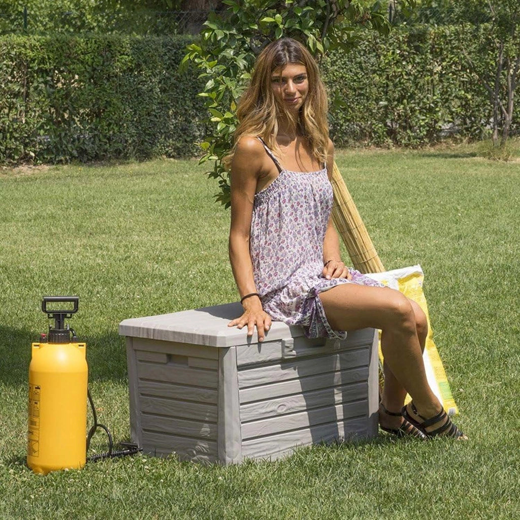 Toomax Compact Box Florida 120L Baule Esterno Grigio Tortora