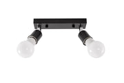 Lampada Da Soffitto Riflettore Plafoniere Black APP696-2C