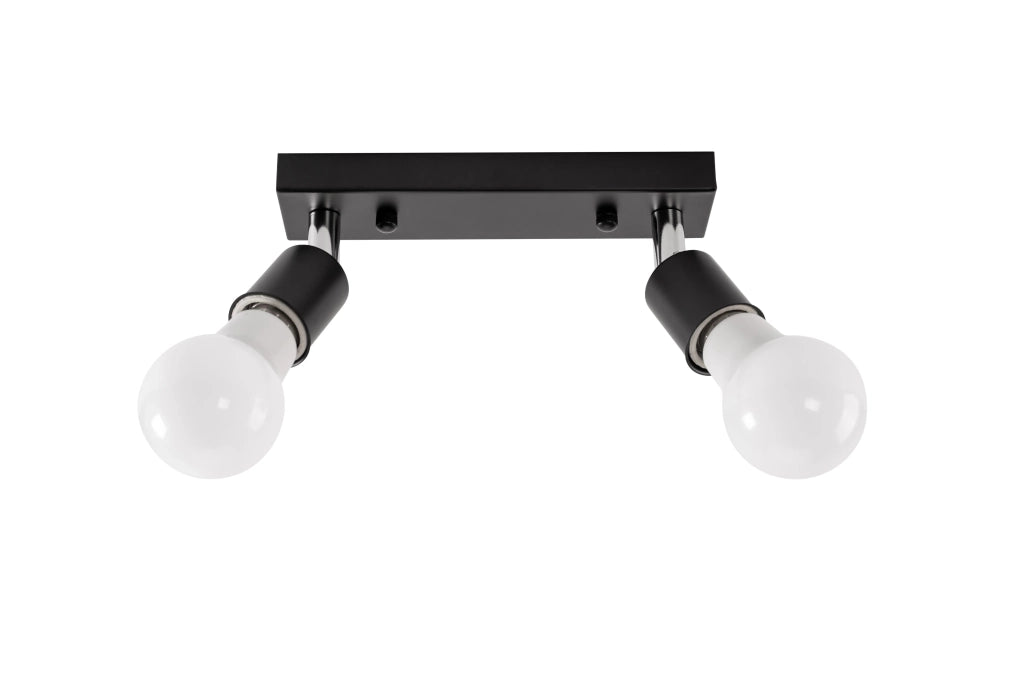 Lampada Da Soffitto Riflettore Plafoniere Black APP696-2C