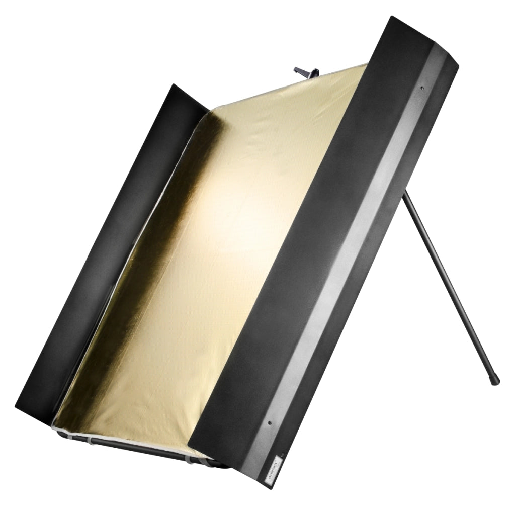Pannello riflettente con alette luminose, 1x1m