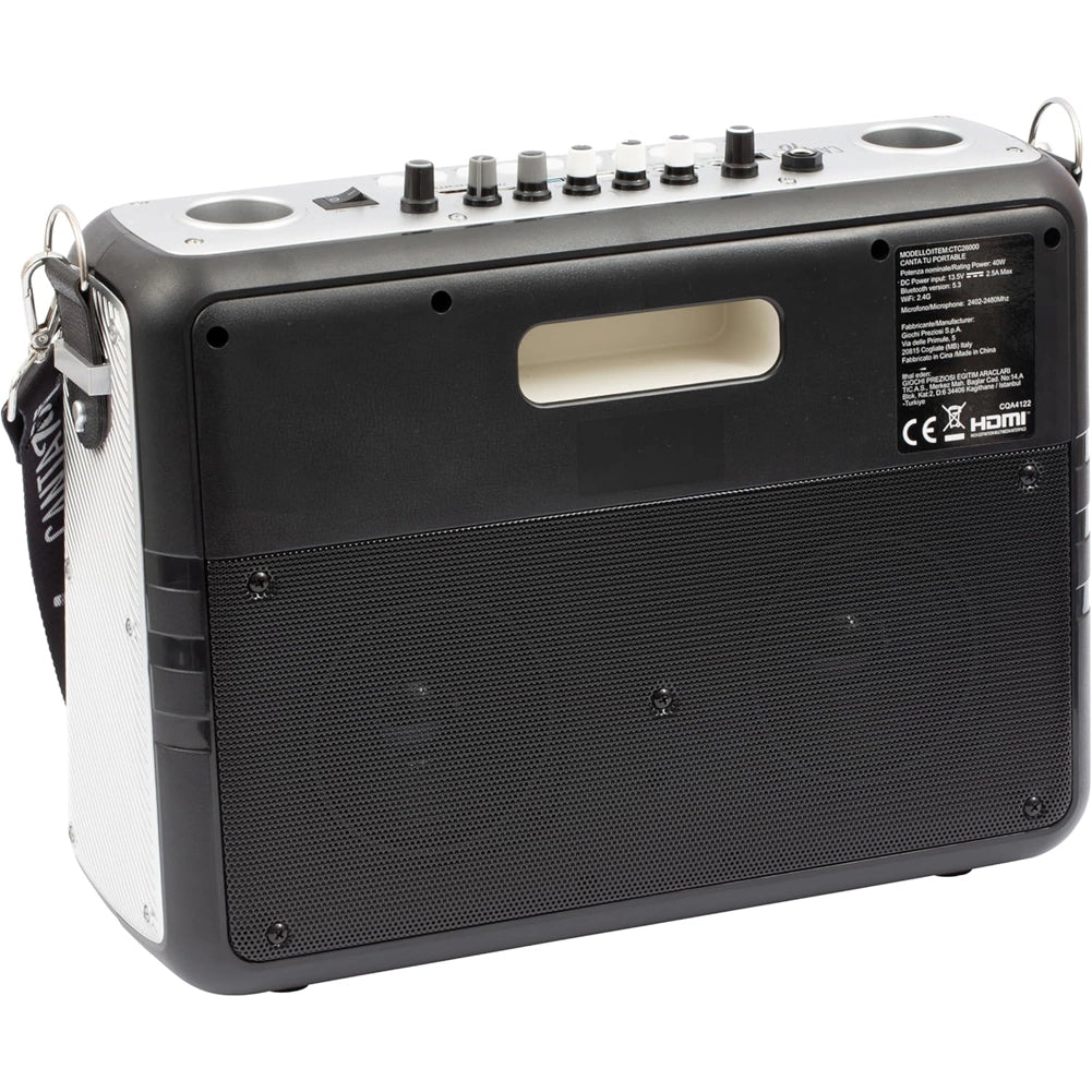 Canta Tu Karaoke Portatile 2024 Senza Fili Con Microfono Wireless Ampio Display
